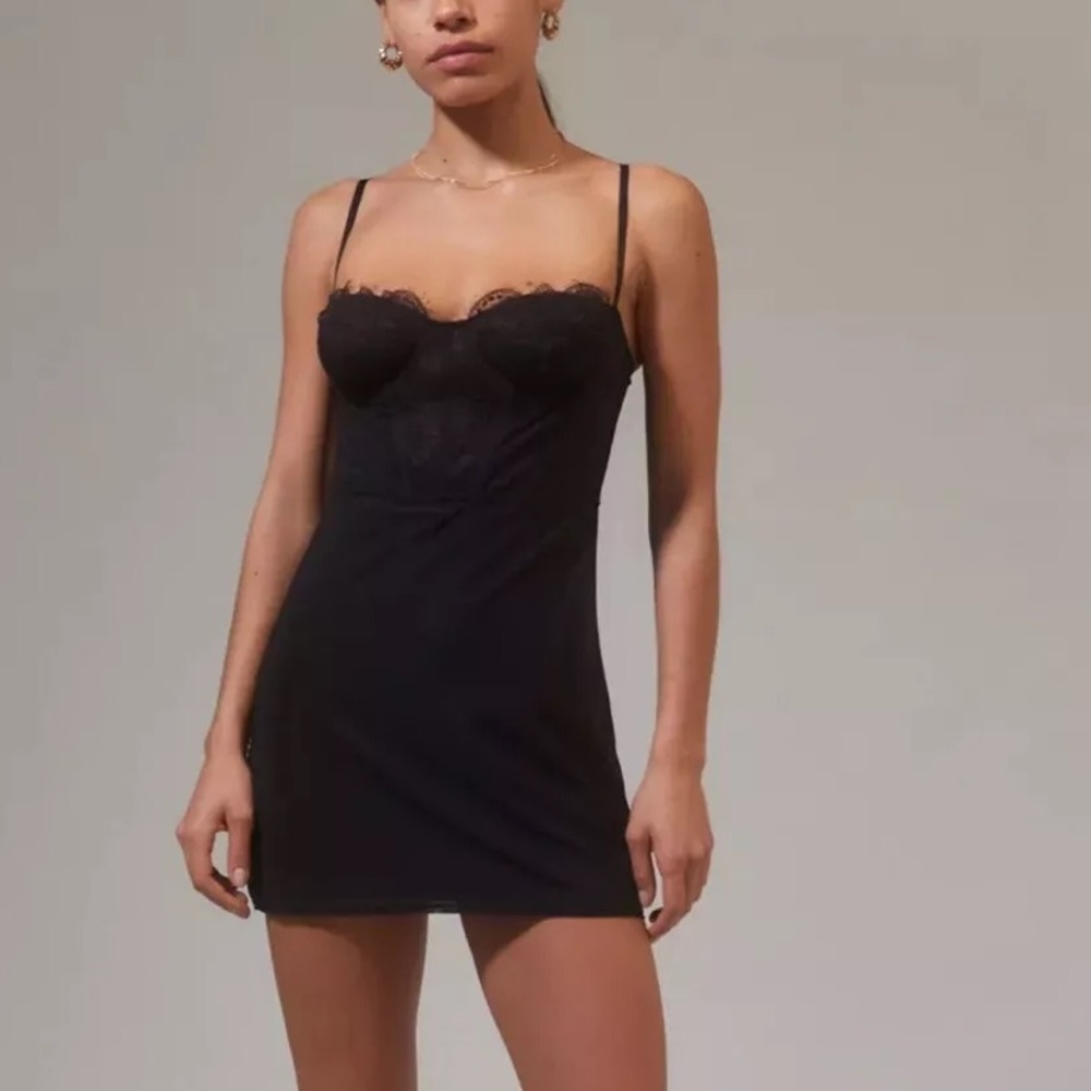 Urban Outfitters Modern Love Bustier Mini Dress